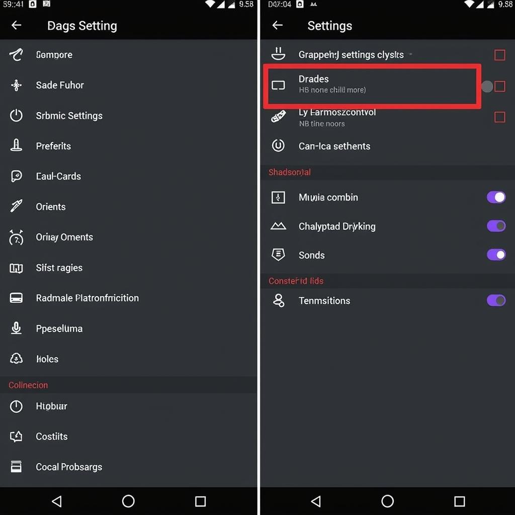 Car Simulator Vietnam APK Settings Menu Screenshot