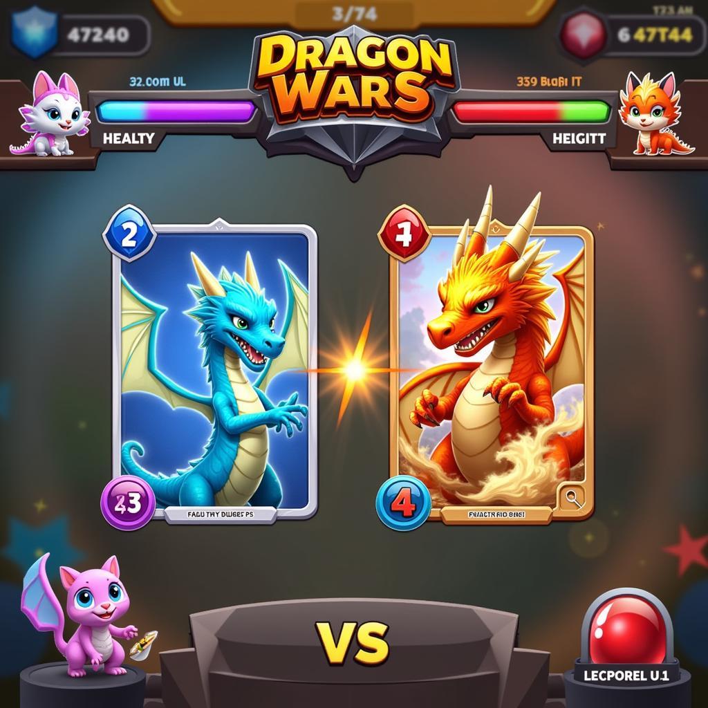 CardKing Dragon Wars APK Mod v1.3.5 Gameplay Screenshot