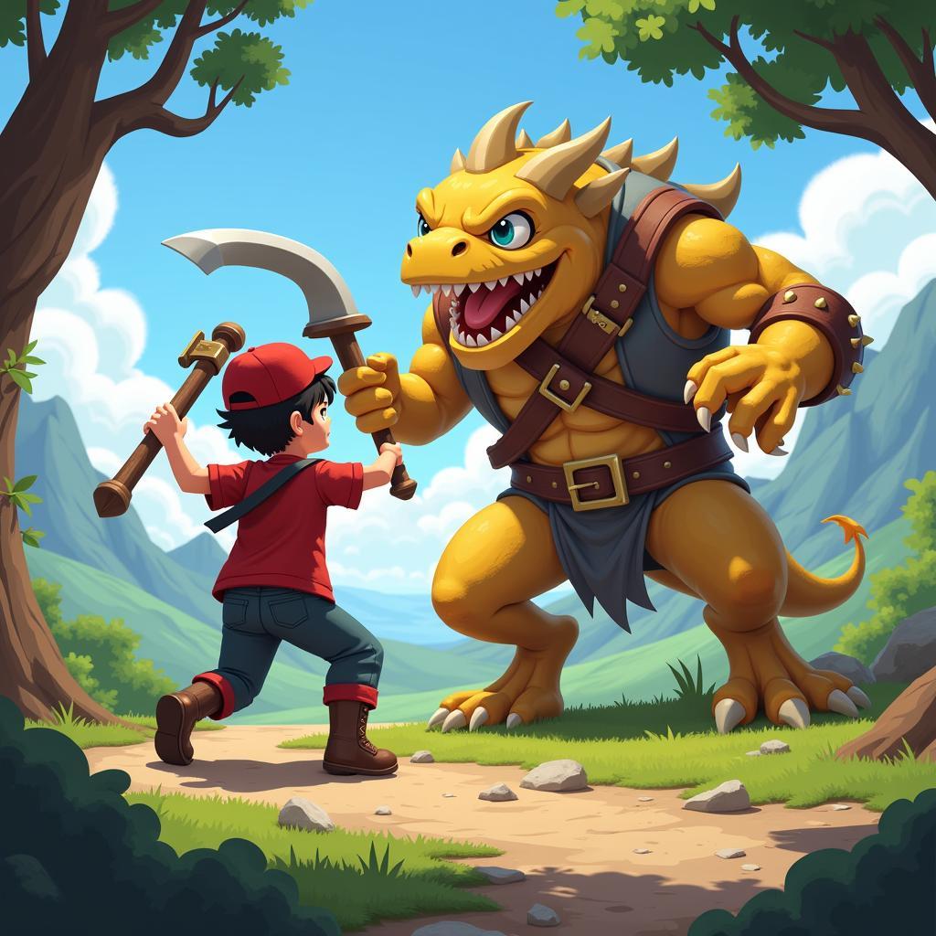 Cartoon Survival APK Combat Strategies