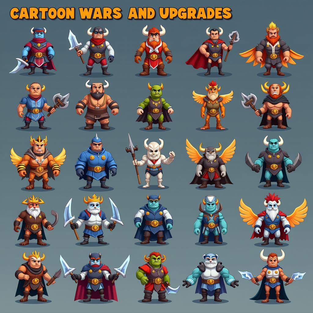 Cartoon Wars 3 Units and Upgrades