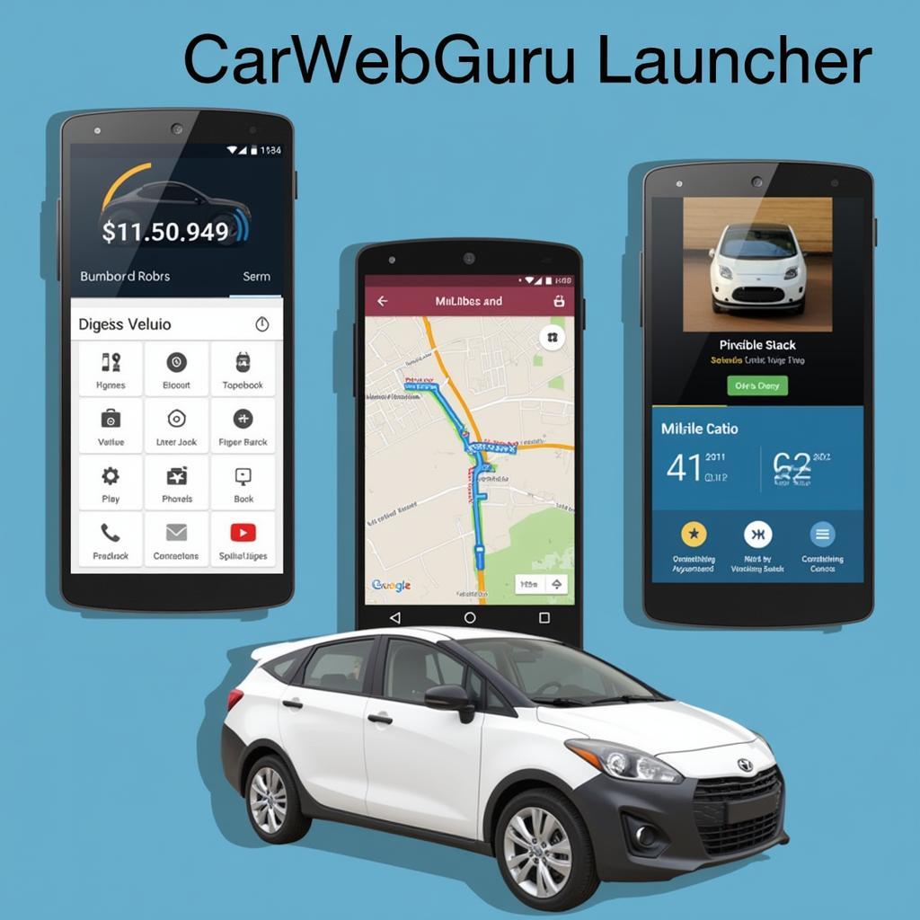 CarWebGuru Launcher Interface