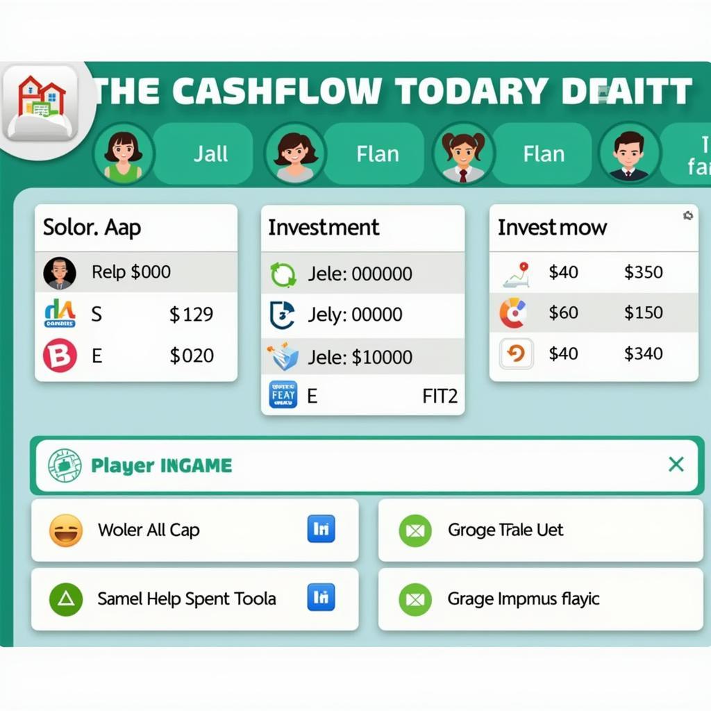 Cashflow Game APK Interface