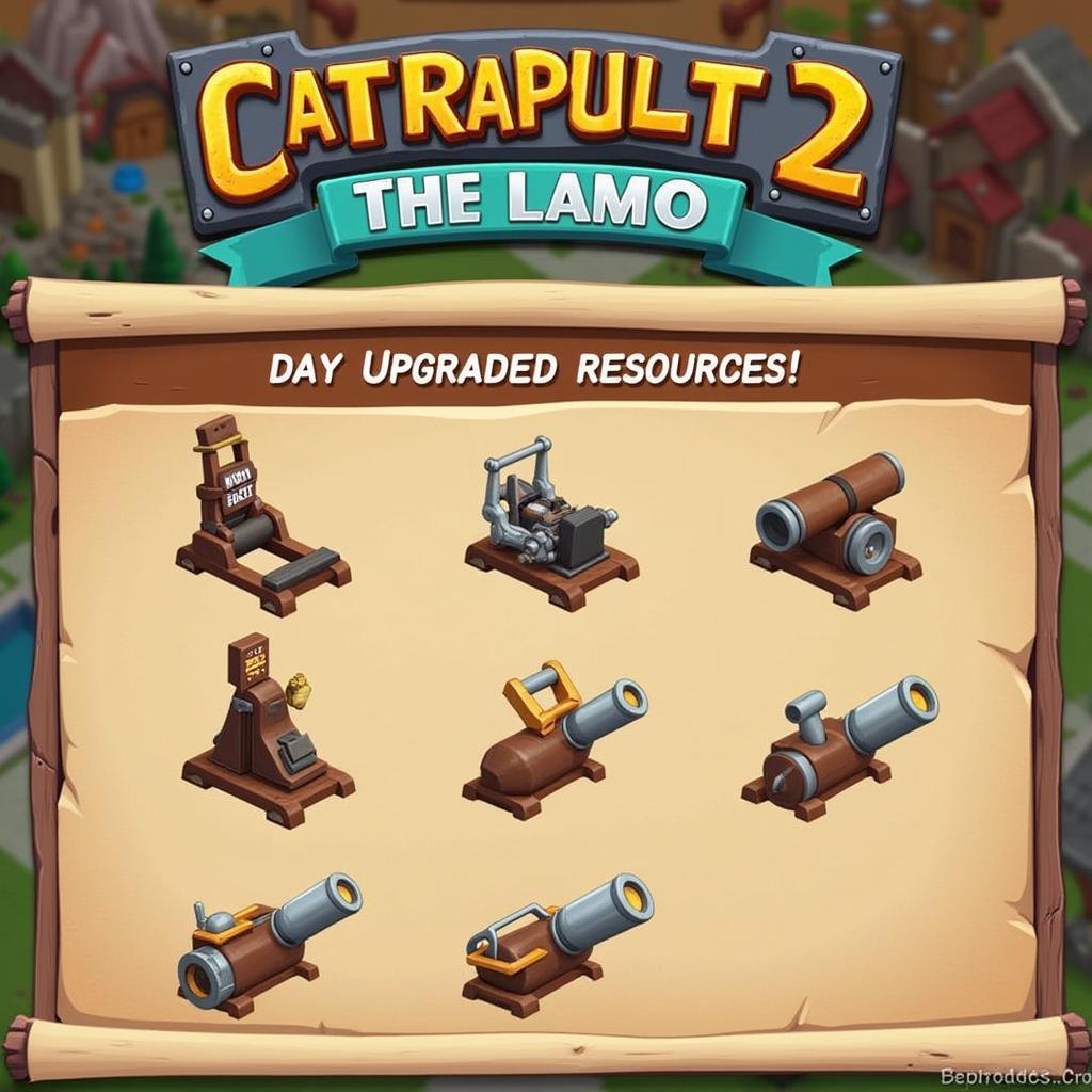 Catapult 2 Mod APK Upgraded Catapults