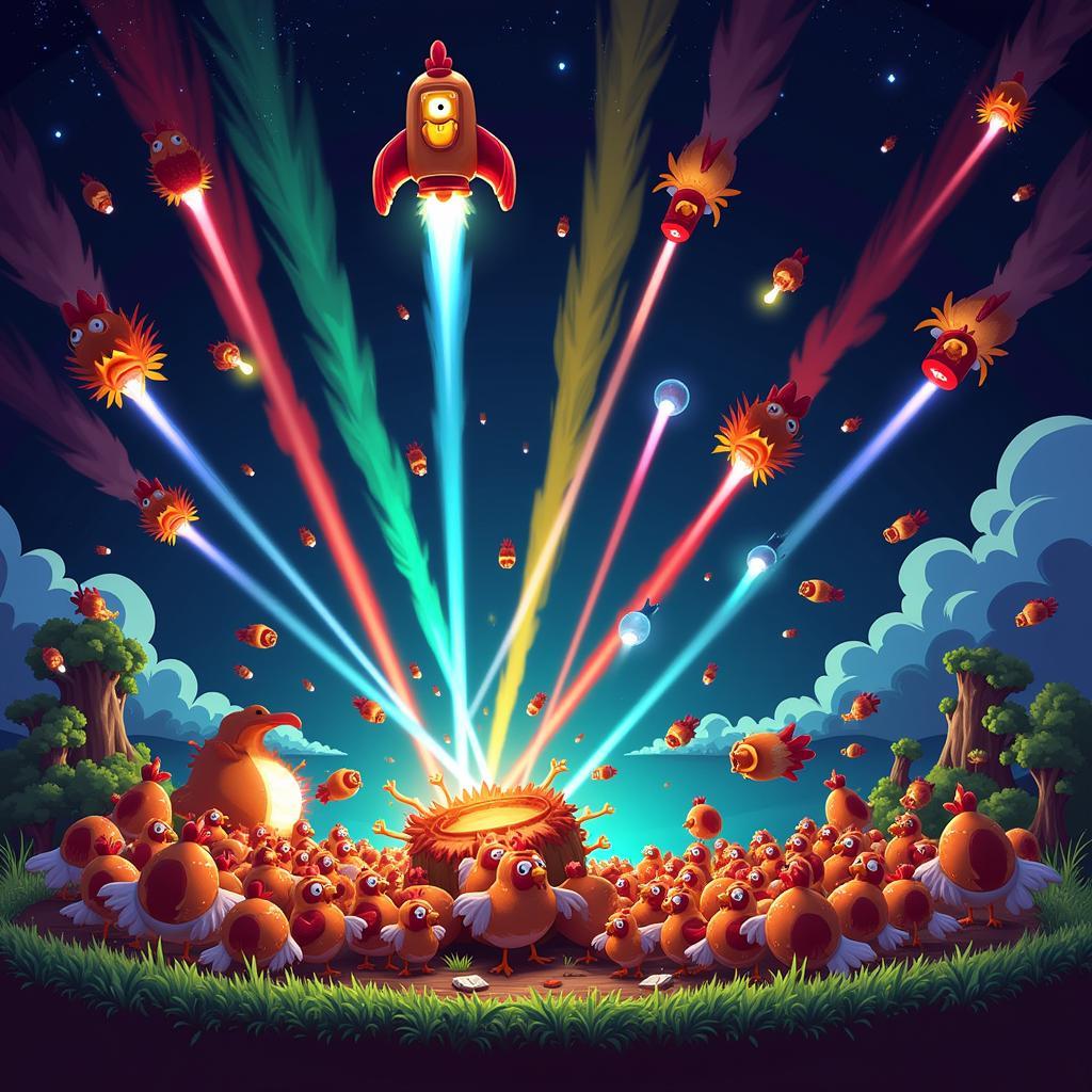 Chicken Invaders 3 Gameplay Screenshot