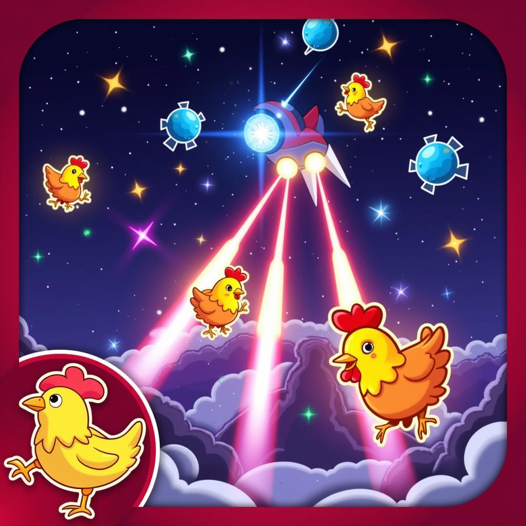 Chicken Invaders 5 Mod APK Gameplay Screenshot