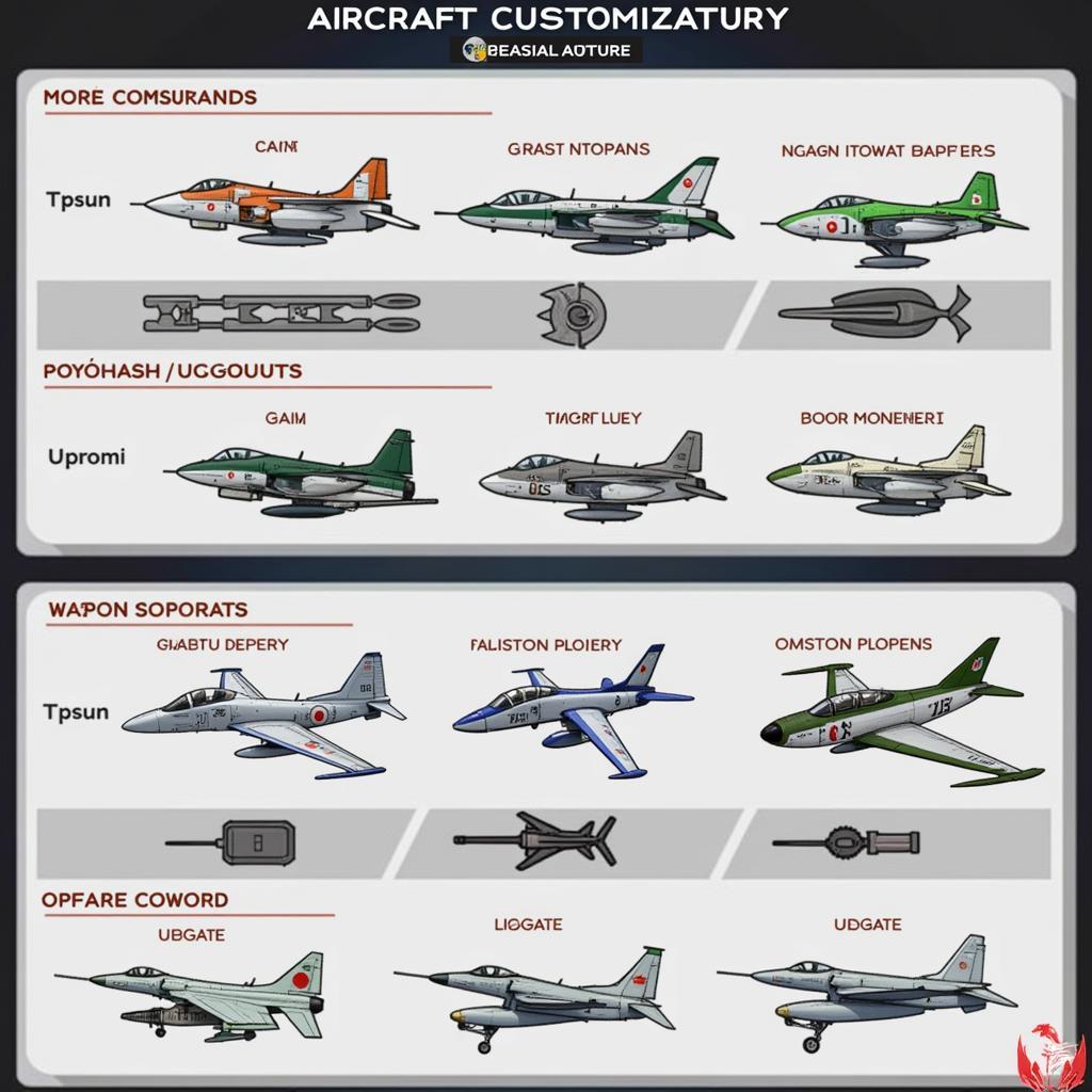 Chien Co Huyen Thoai Lau APK Aircraft Customization