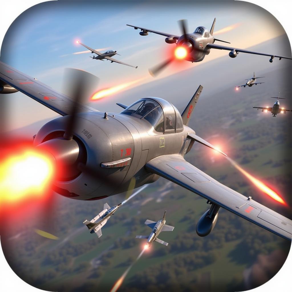 Chien Co Huyen Thoai Lau APK Intense Dogfight