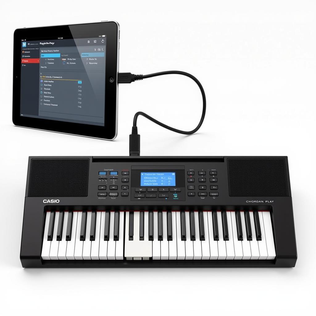 Chordana Play Connected to Digital Piano
