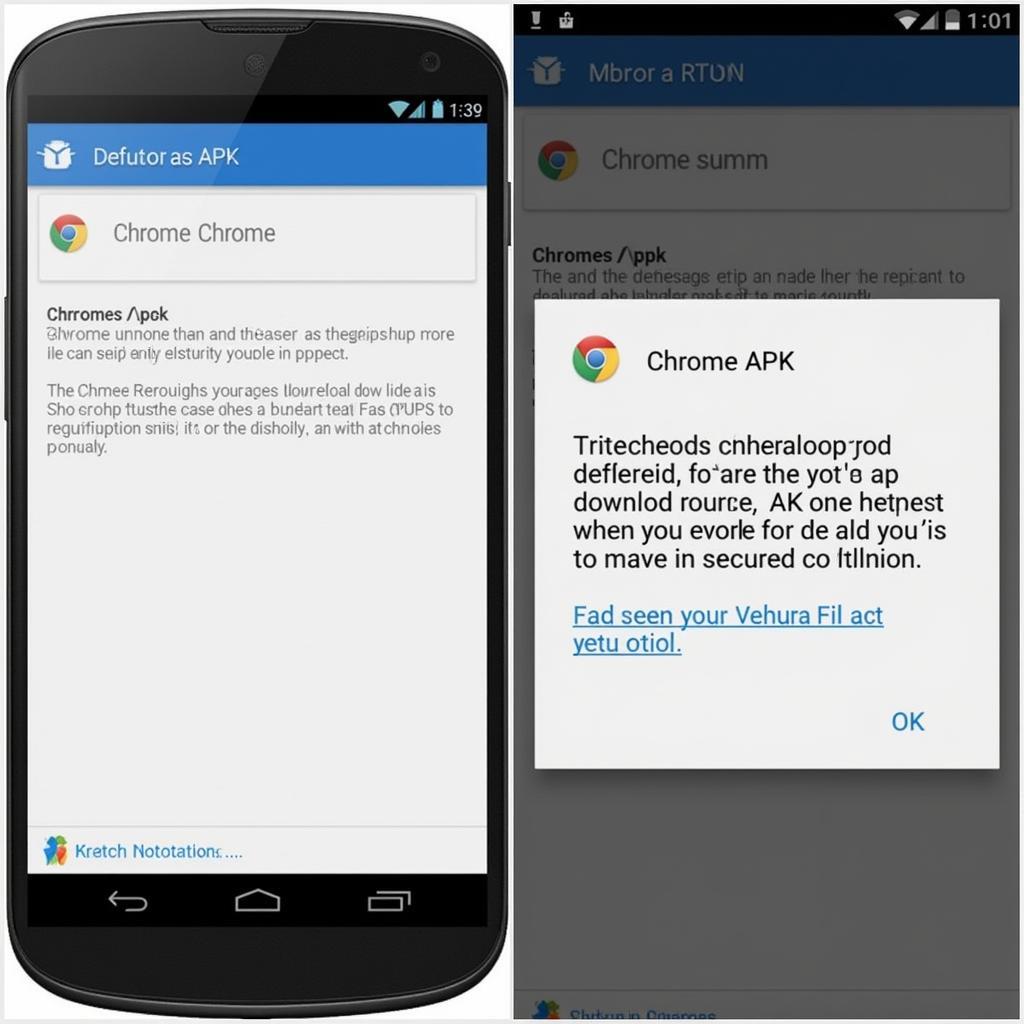 Downloading Chrome APK for Android 4.2