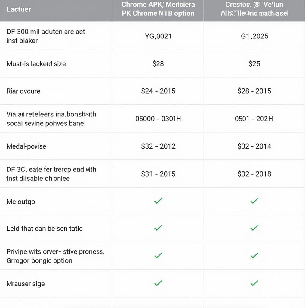 Comparing Chrome APK Versions