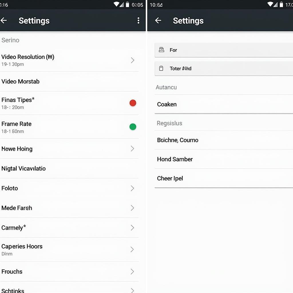 Cinema FV-5 Pro APK 2018 Settings Screen