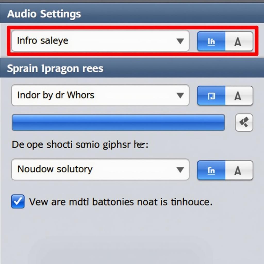 Cinema FV 5 Pro Audio Settings