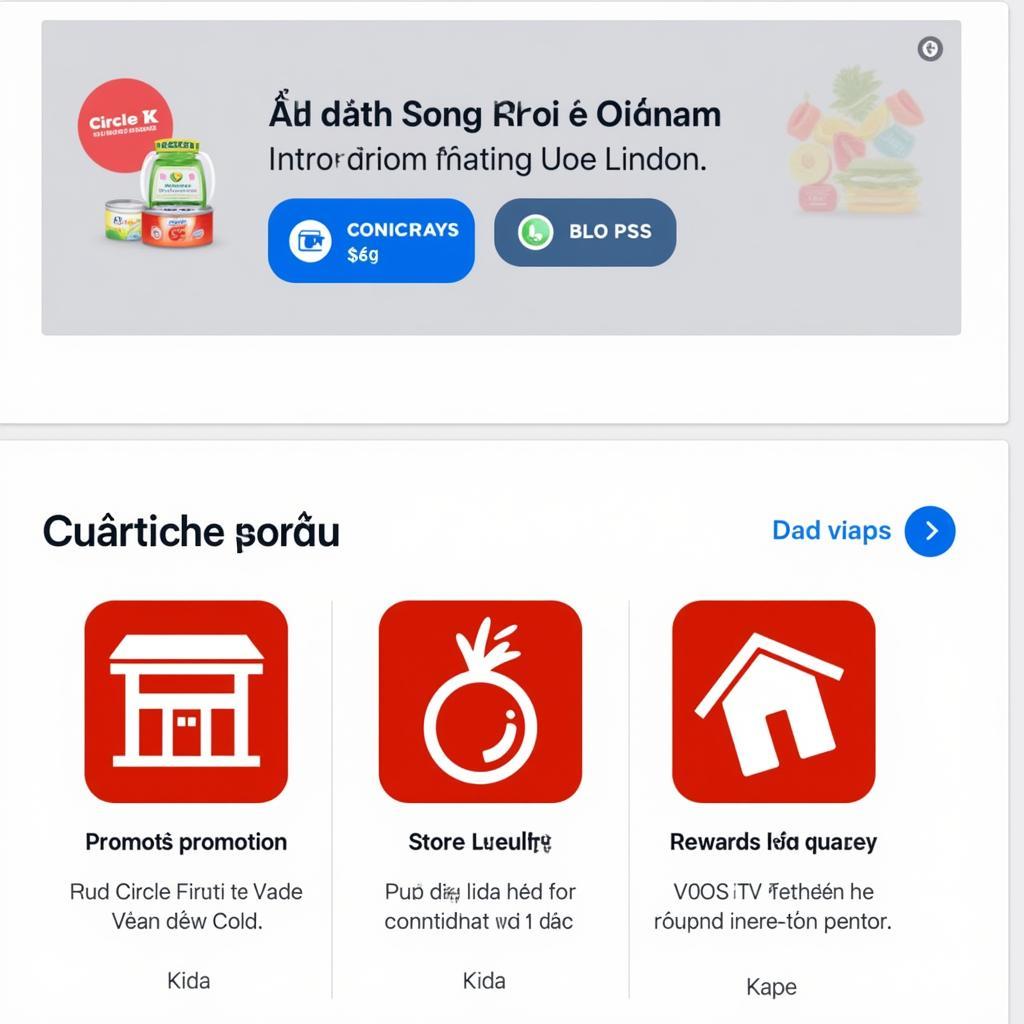 Circle K Vietnam App Homepage