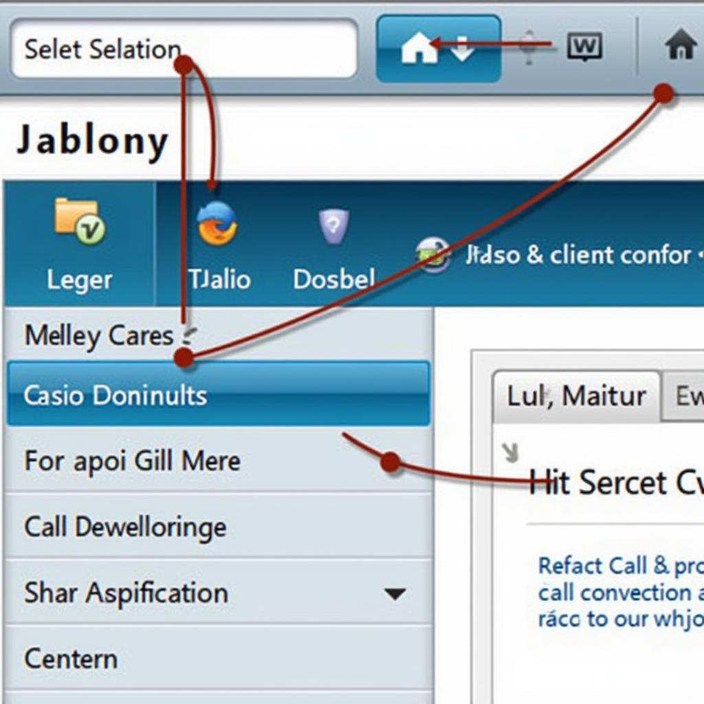 Navigating the Cisco Jabber User Interface