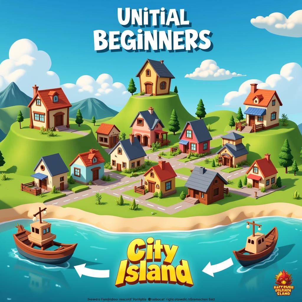 Starting City in City Island 3 Building Sim Offline Mod APK