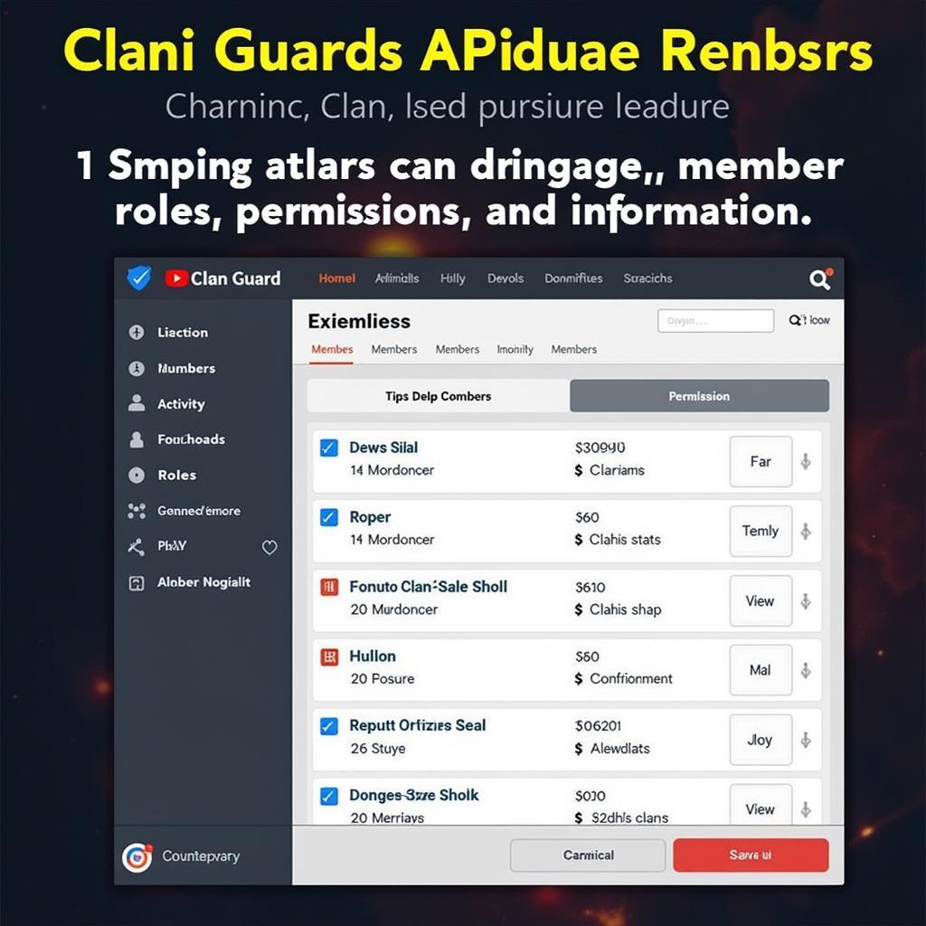 Clan Guard APK Member Management