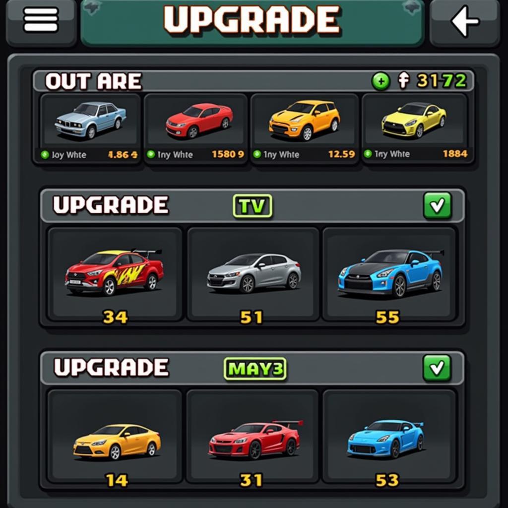 Clash of Cars Mod APK Offline Upgrade System