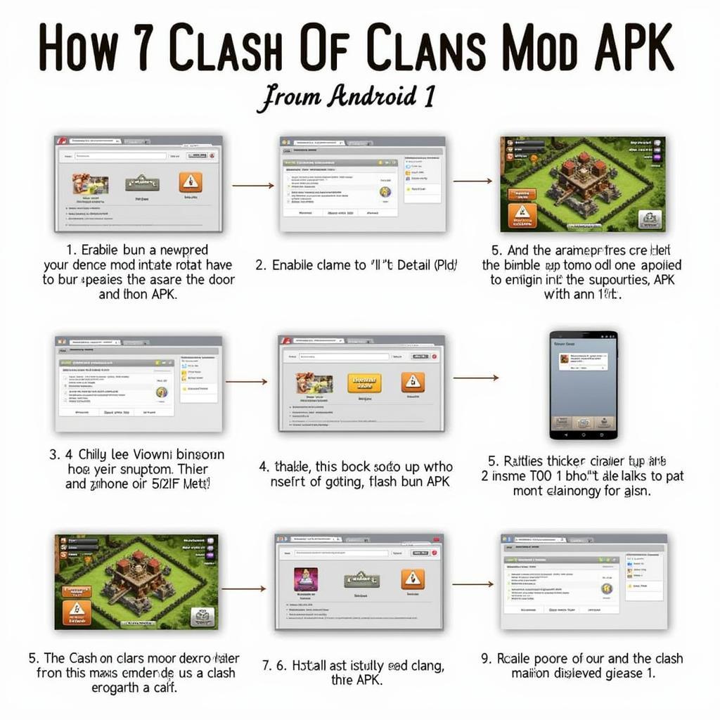 Clash of Clans Mod APK Installation Guide Android 1