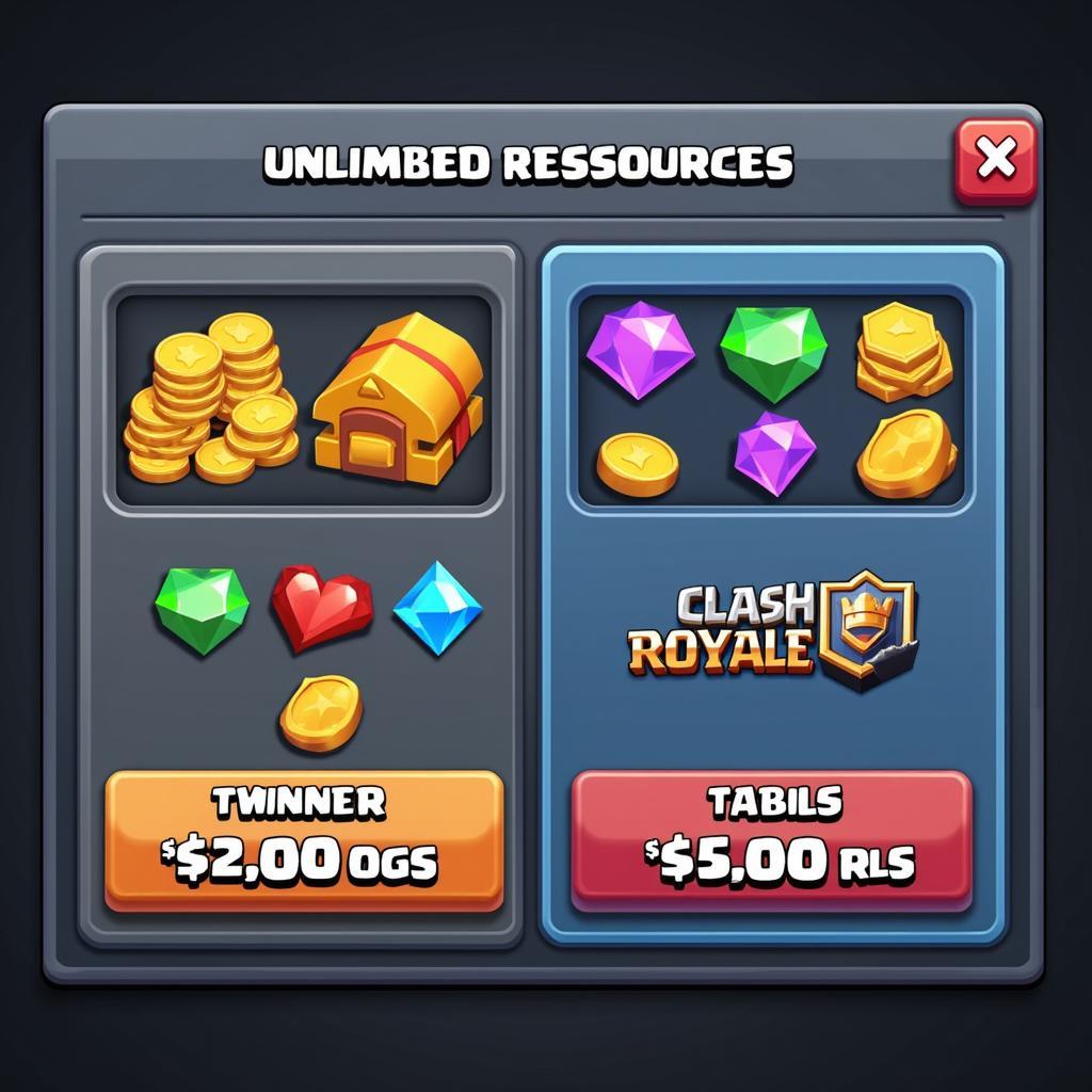 Clash Royale Unlimited Gems and Gold Screenshot