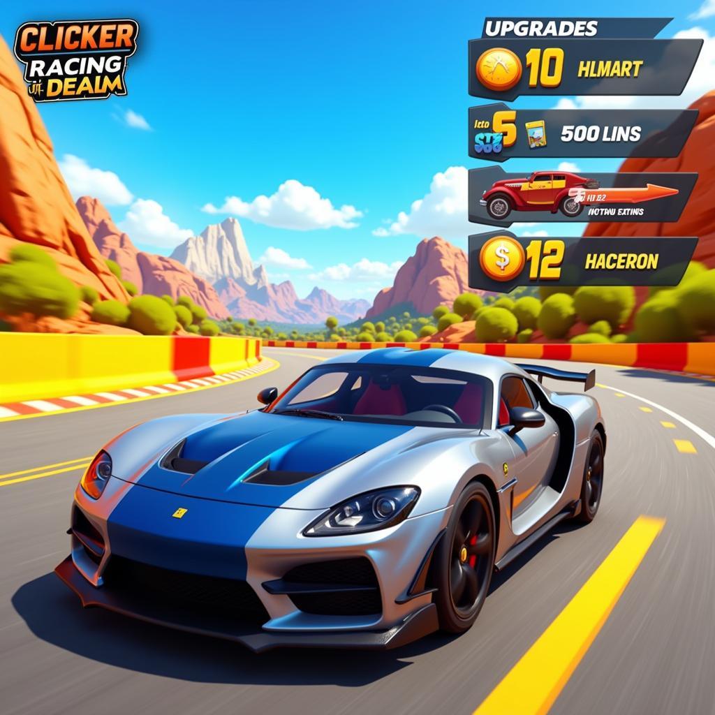 Clicker Racing Mod APK Gameplay Screenshot