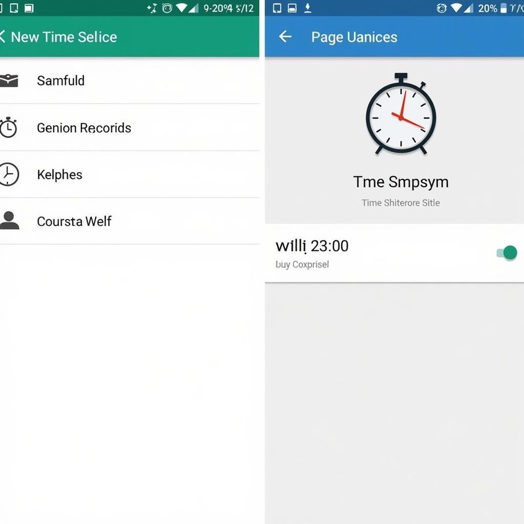 ClockSync APK Interface