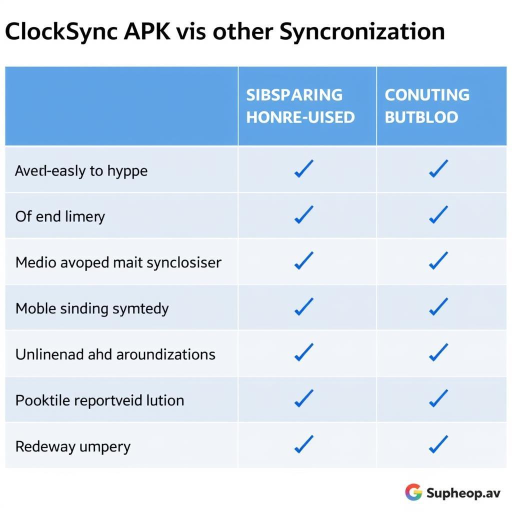 ClockSync APK Comparison