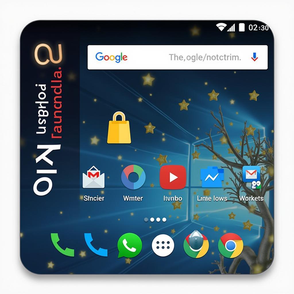 CM Launcher 3D Pro 1.0.10 APK Home Screen