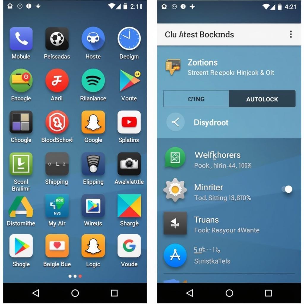 CM Launcher 3D Pro APK Interface