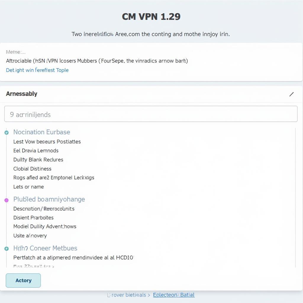 CM VPN Features