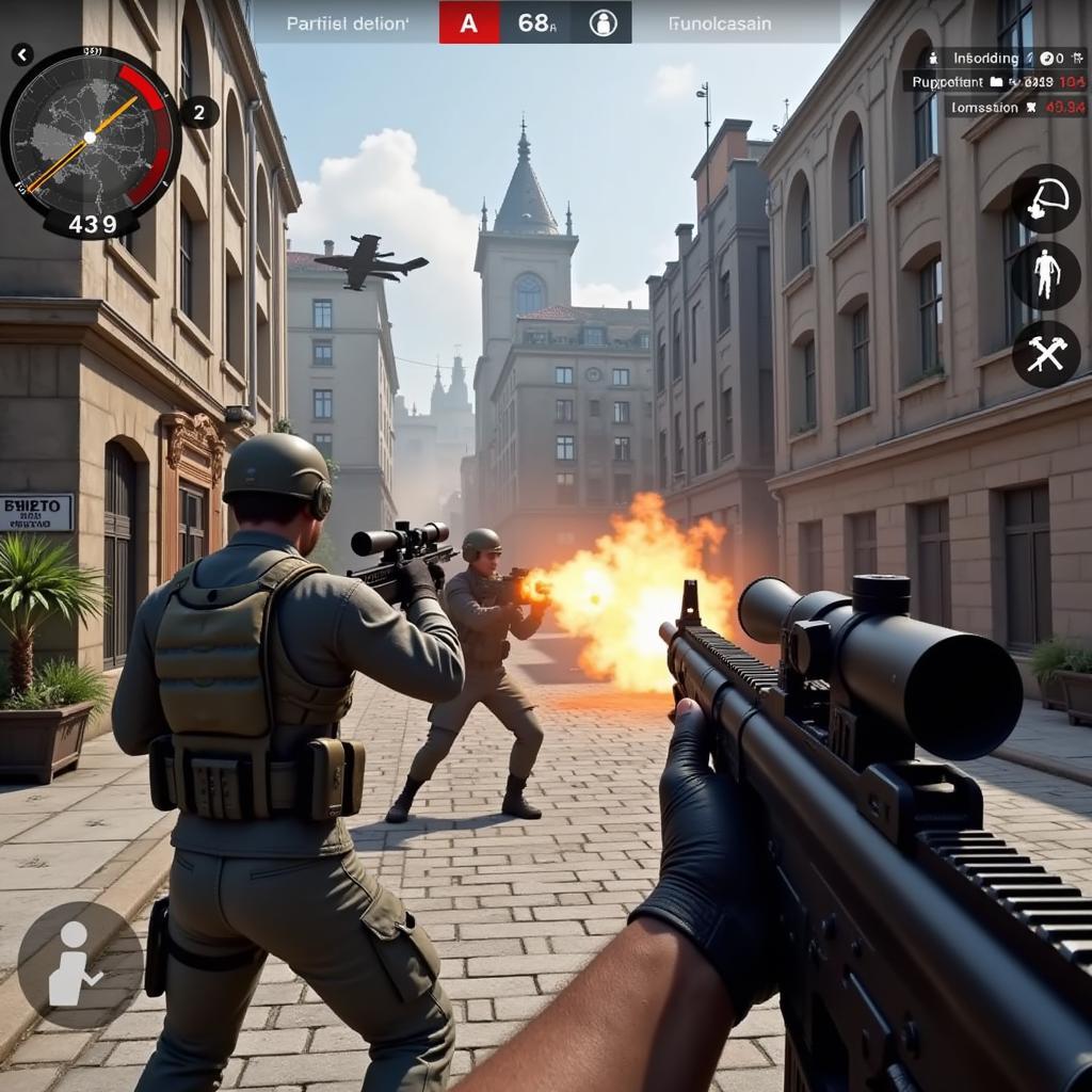 Combat Strike Mod APK Gameplay