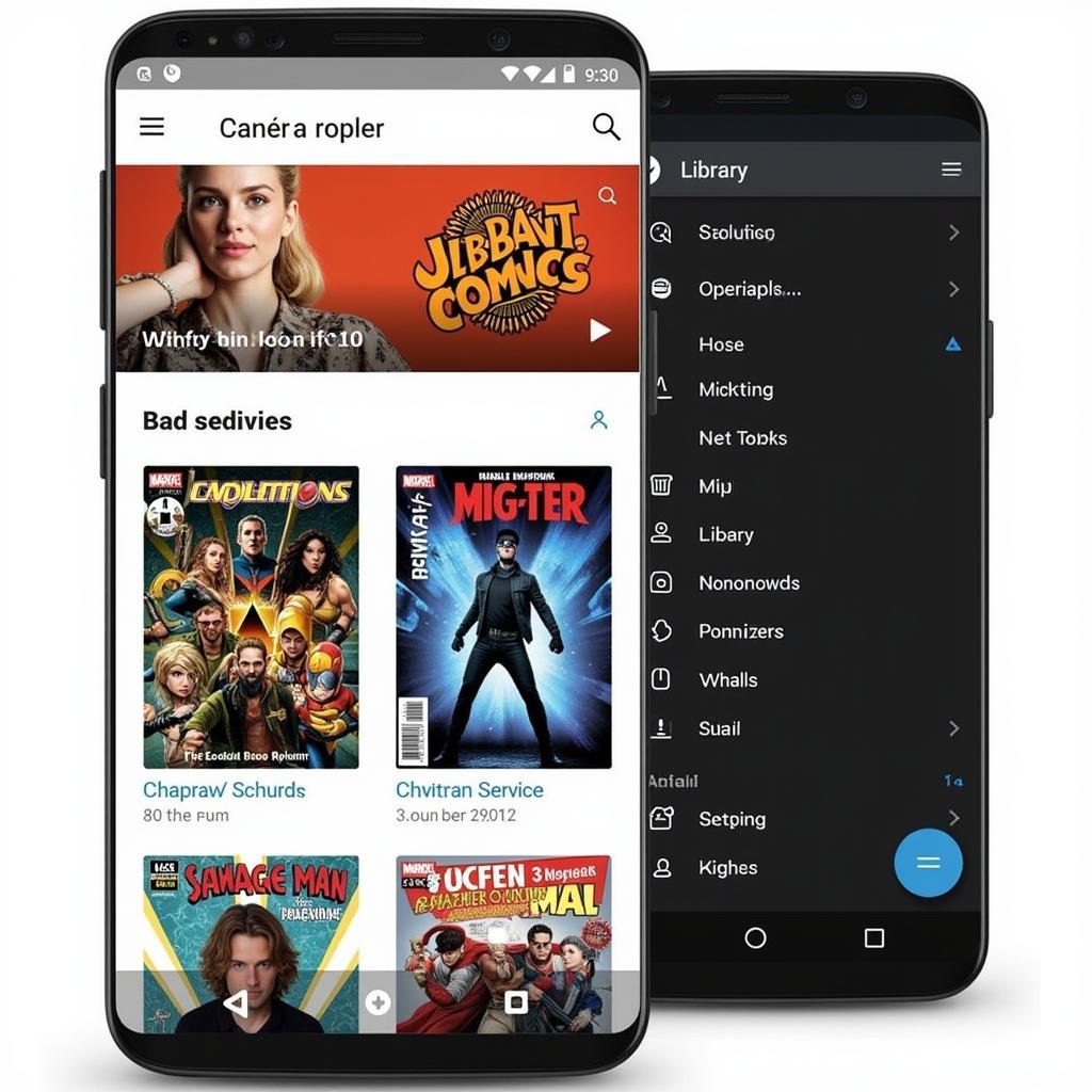 Comic World APK Interface