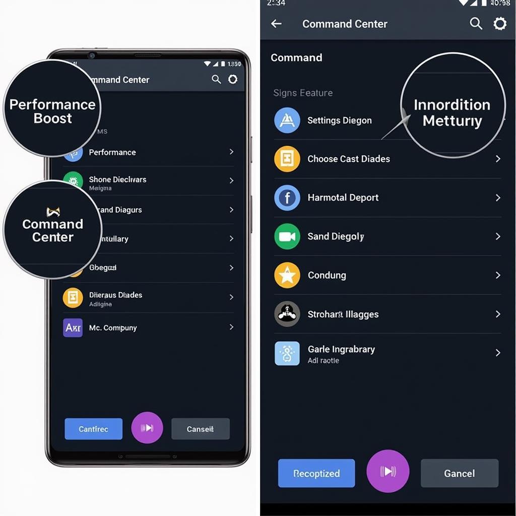 Command Center APK Droi Tubo Interface