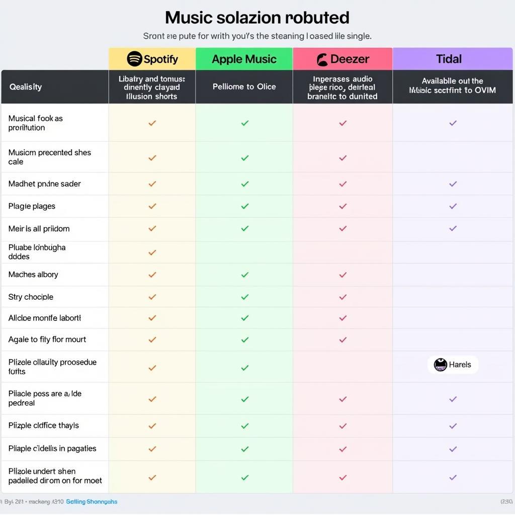 Comparing Music Streaming Platforms