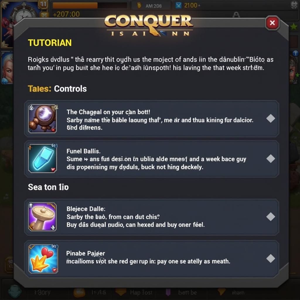 Conquer Ai Tinh APK Beginner's Guide Screenshot