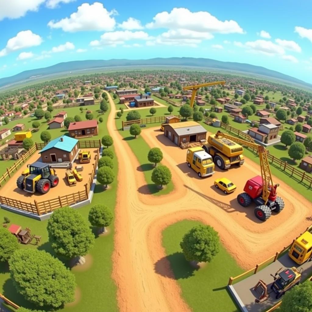 Construction Simulator 2 Mod APK Westside Plains Screenshot