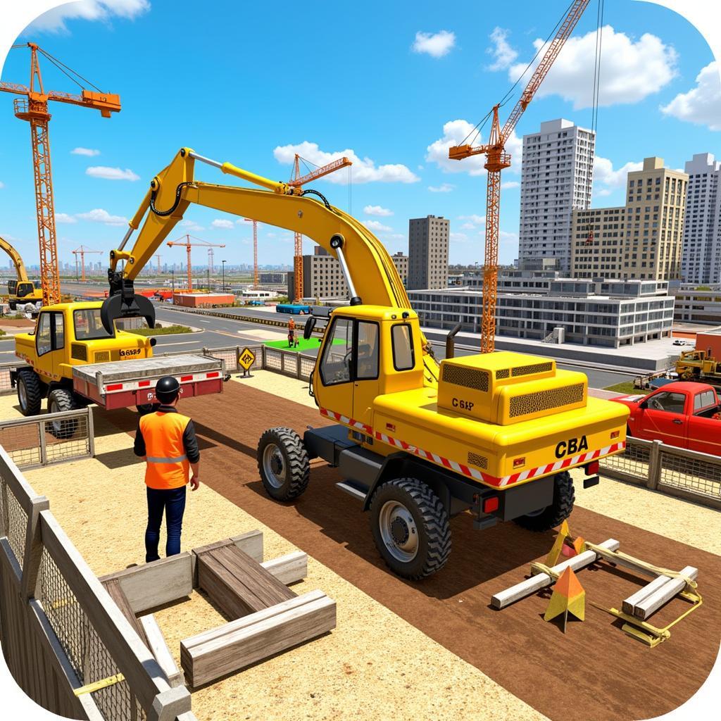 Construction Simulator Pro 2017 APK Gameplay Screenshot