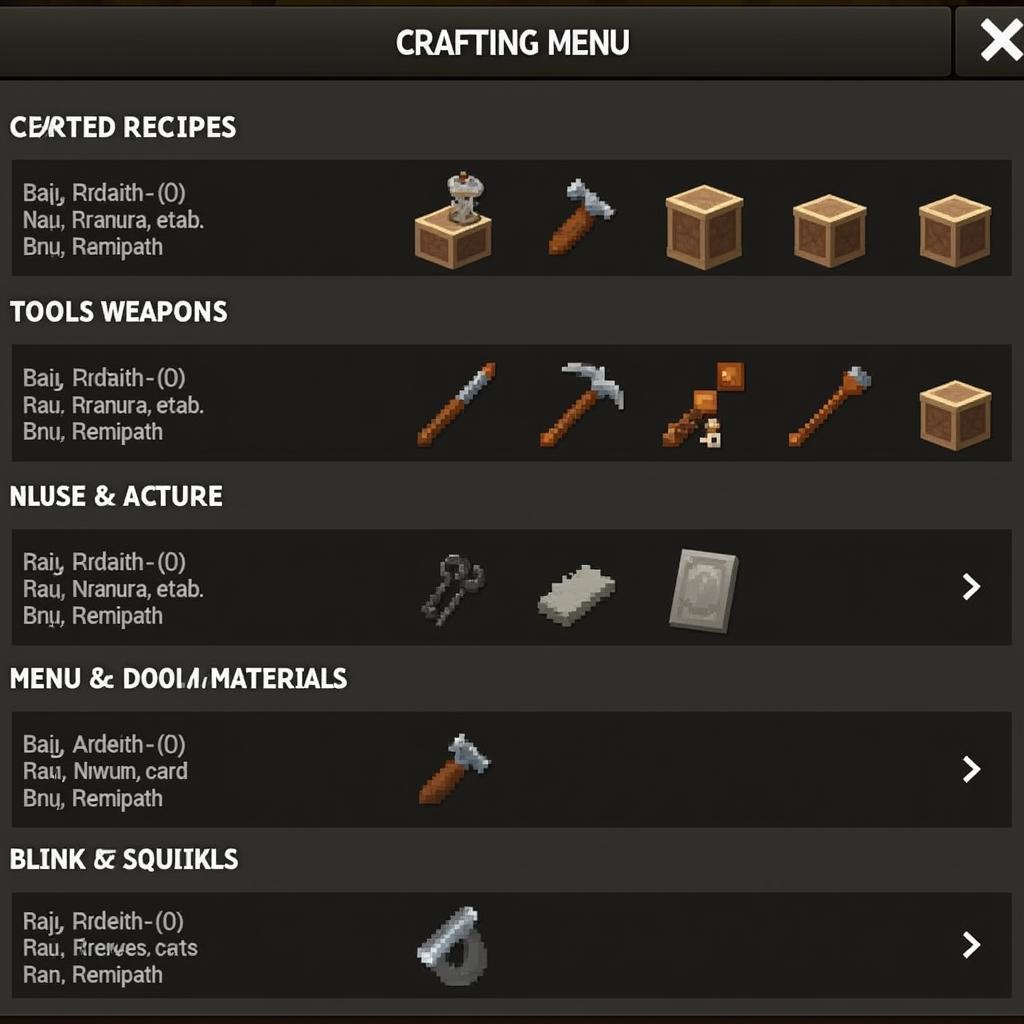 Crafting Dead APK Crafting Menu