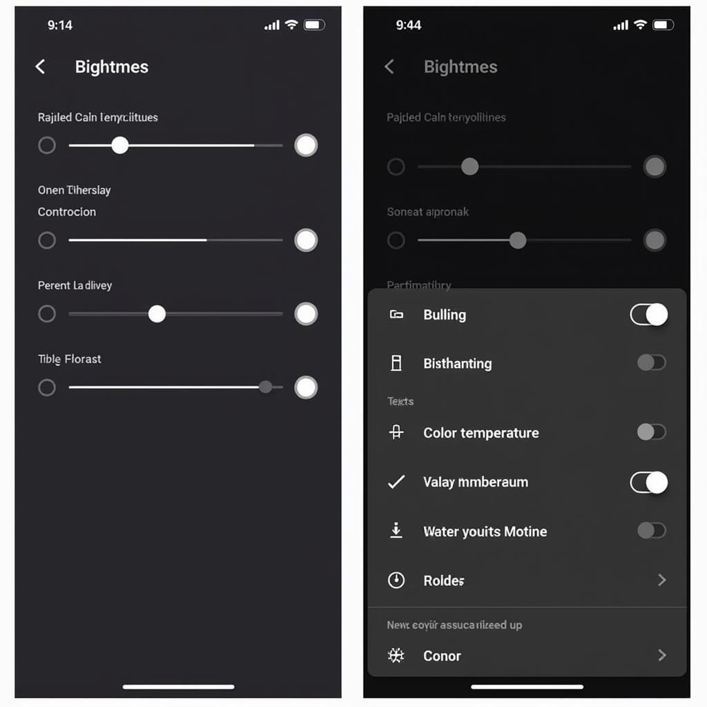 Dark Mode Customization Options in Third-Party App