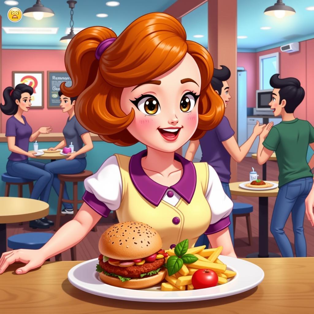 Diner Dash Mod APK Gameplay Screenshot