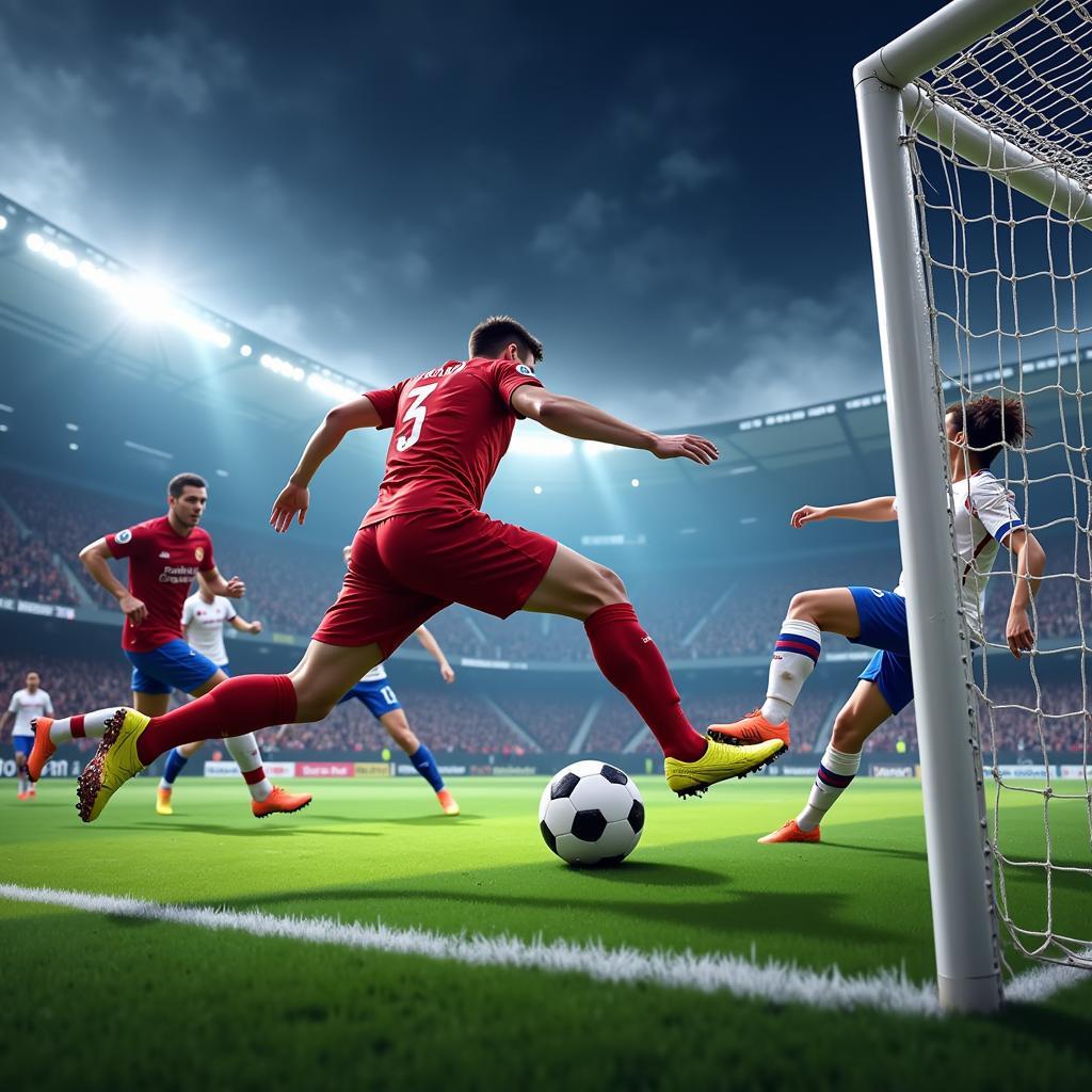 Dream League Soccer 2018 Mod APK Gameplay Screenshot