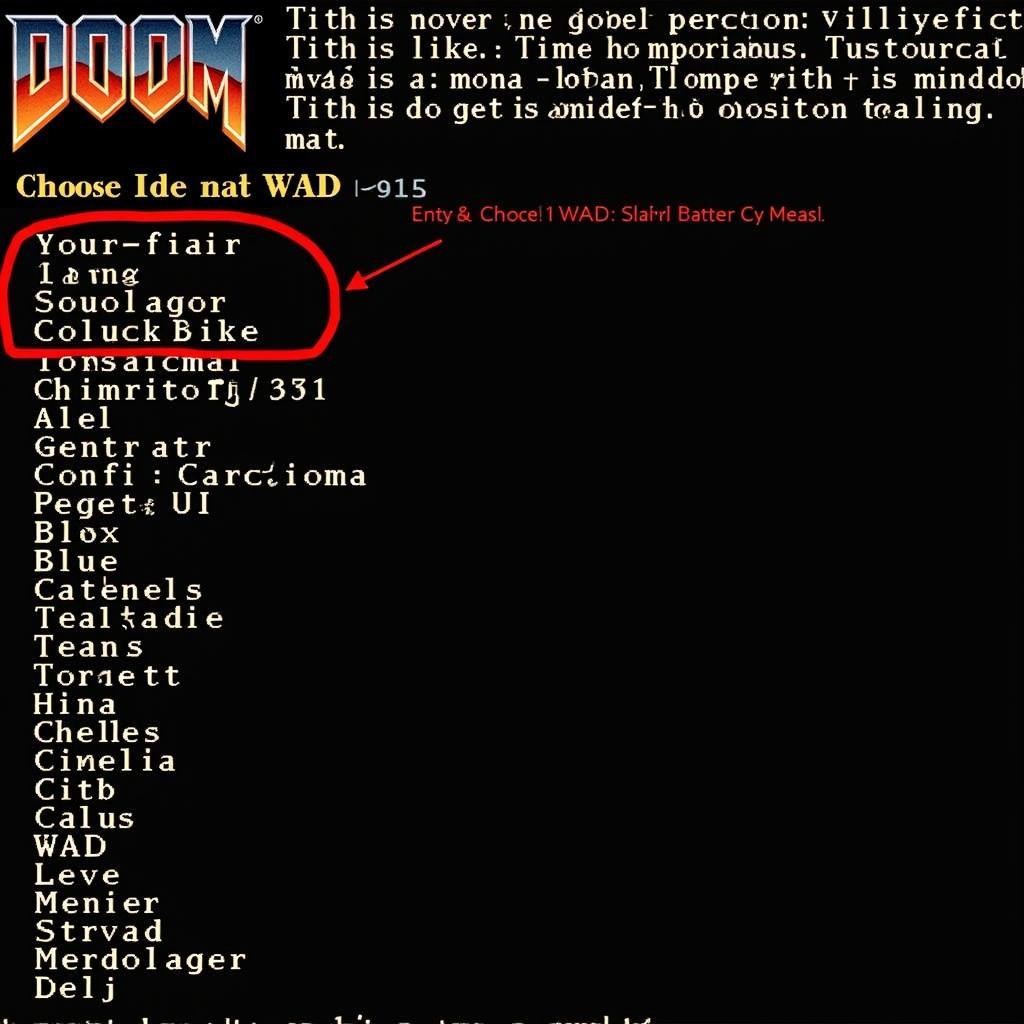 Doom 1 APK WAD Selection