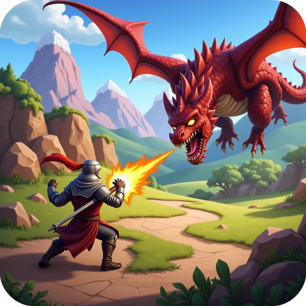 Dragonborn Knight APK Gameplay Screenshot