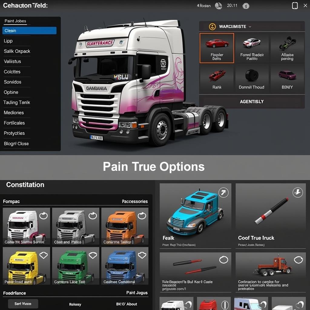 Euro Truck Simulator 2 Mod APK Truck Customization