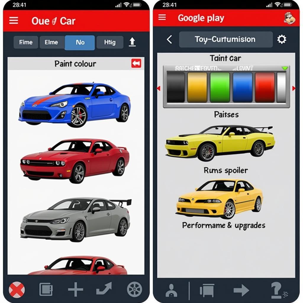 Customizing your car in Extreme Car Driving Simulator Mod APK