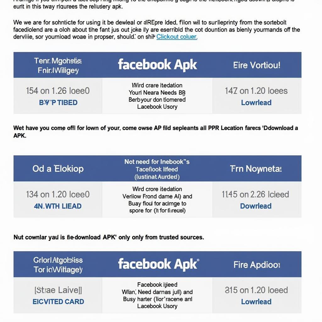 Facebook APK Old Version Download