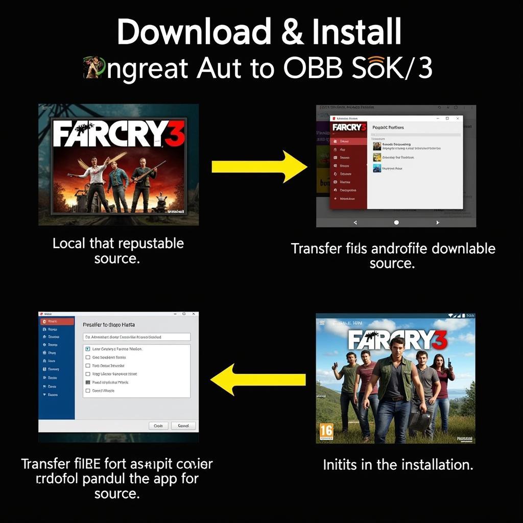 Far Cry 3 Android OBB APK Download and Installation Process