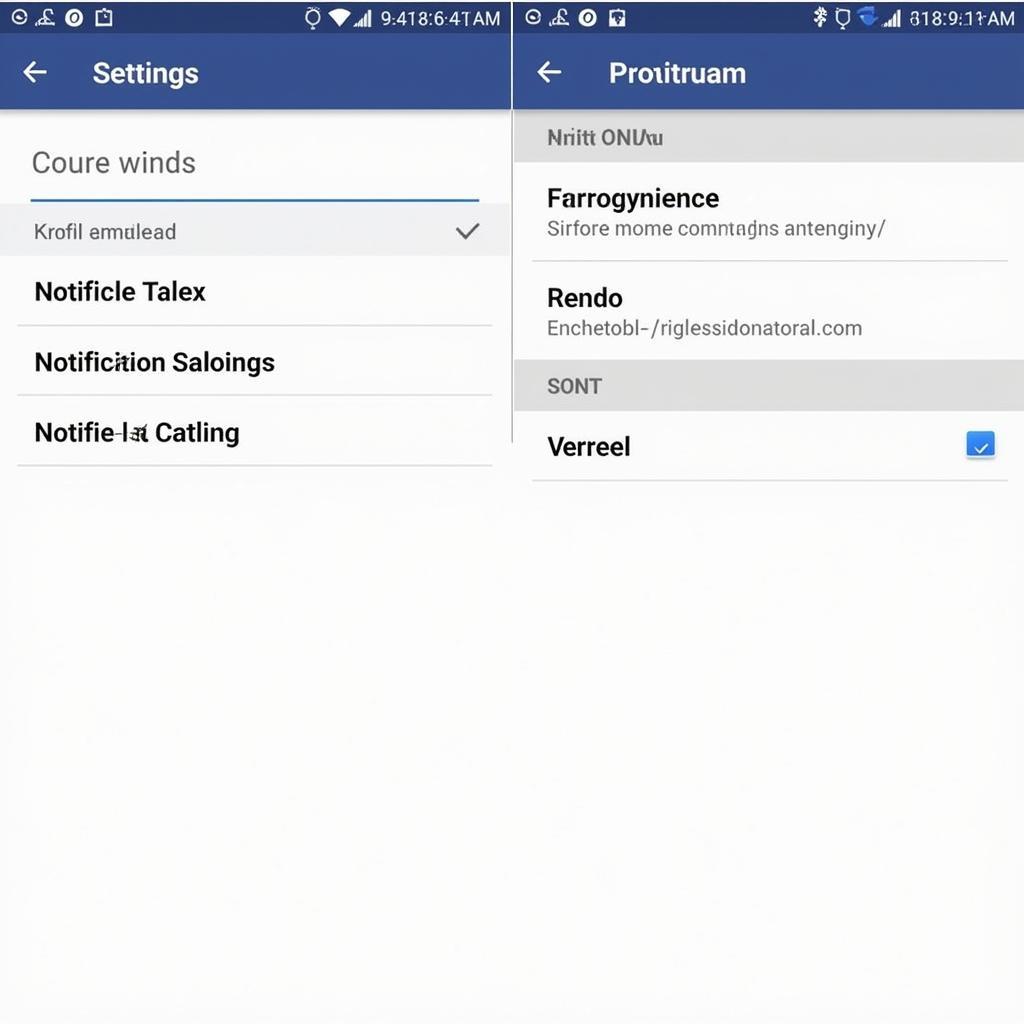 Fella for Facebook APK Settings Screenshot