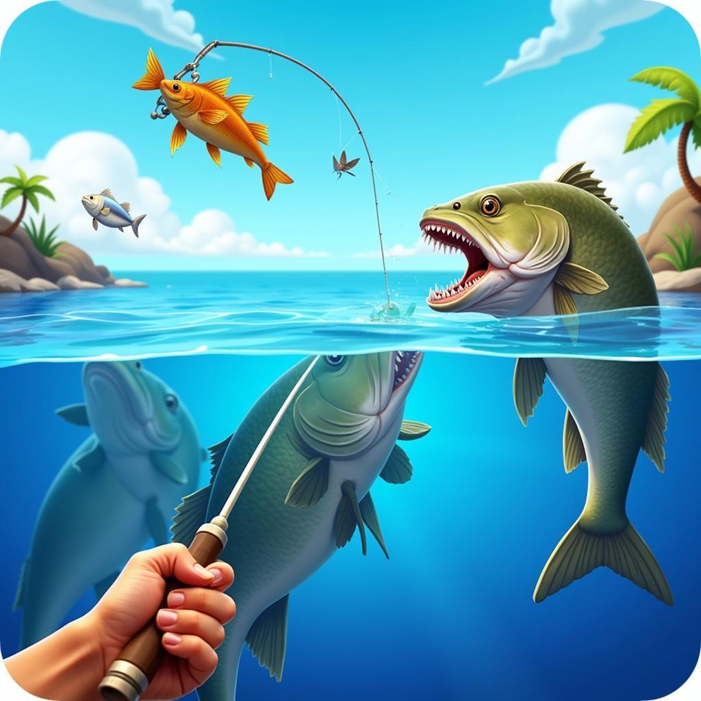 Fishing Clash 3D Mod APK Gameplay