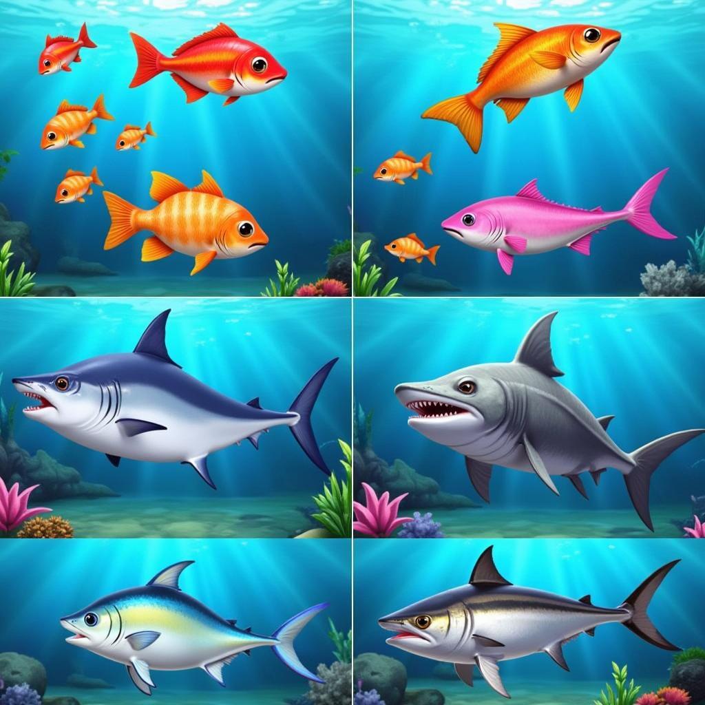 Fishing Hook APK Different Fish Species