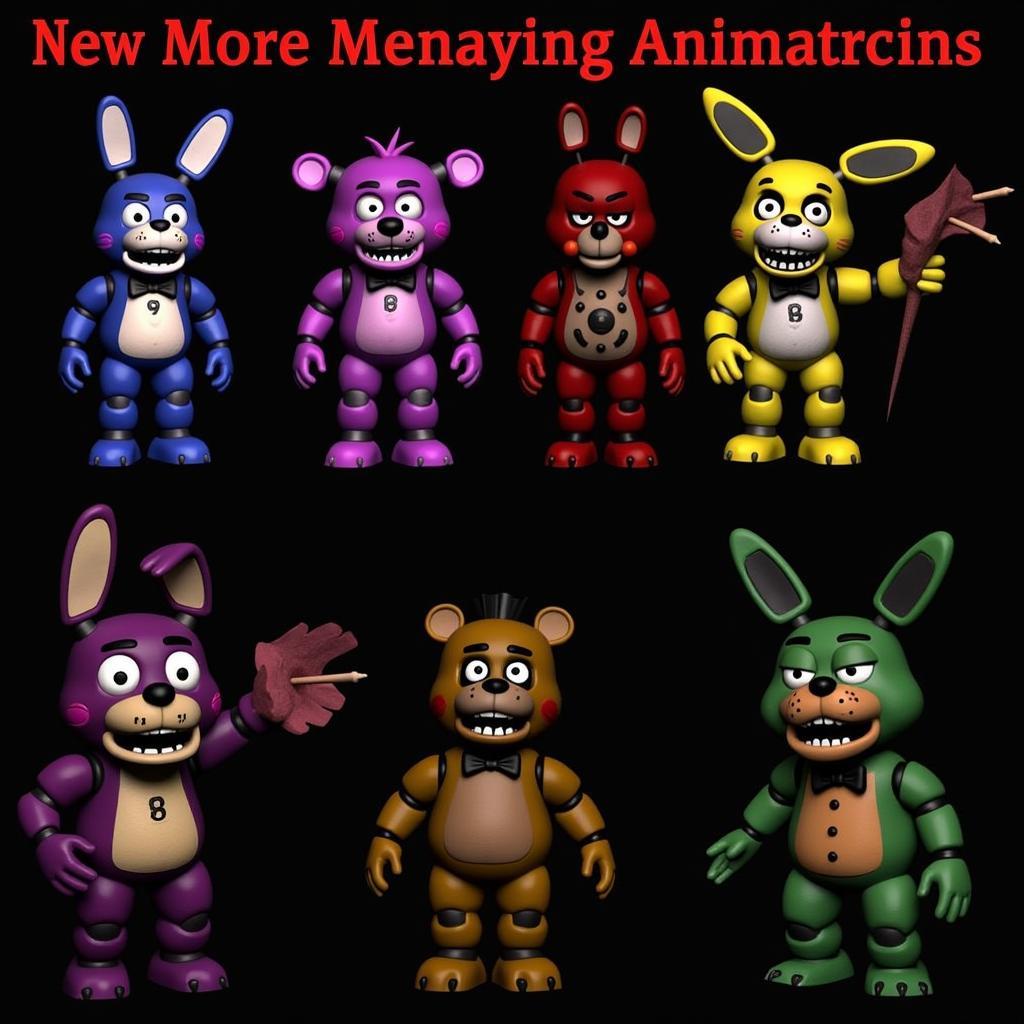 Five Nights at Freddy's 2 New Animatronics